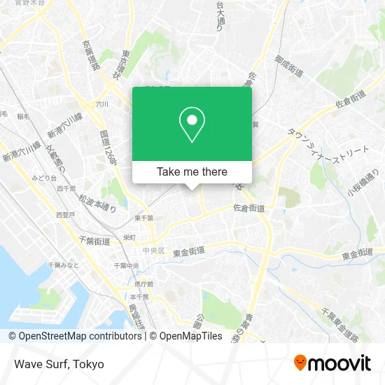 Wave Surf map