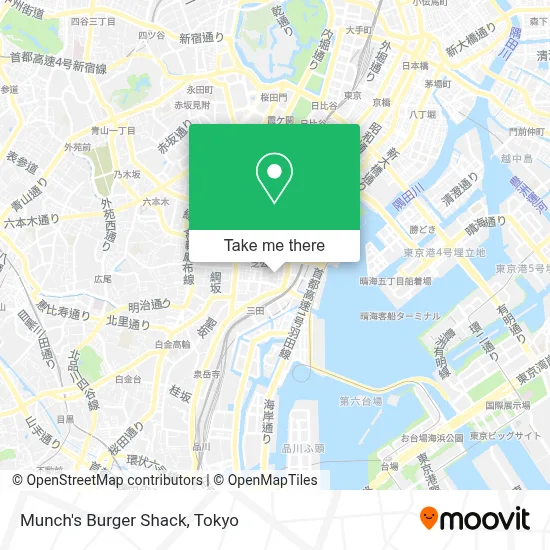 Munch's Burger Shack map