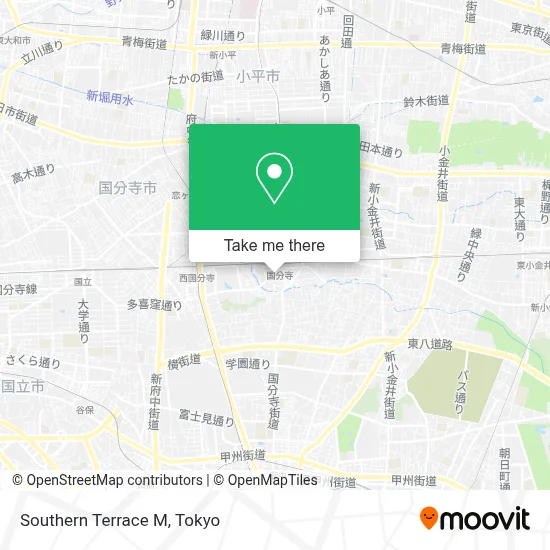 Southern Terrace M map