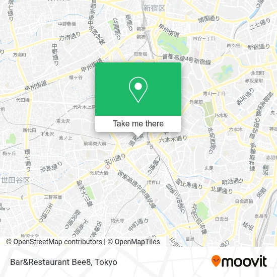 Bar&Restaurant Bee8 map