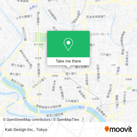 Kab Design Inc. map