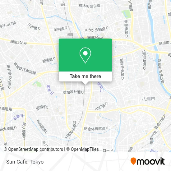 Sun Cafe map
