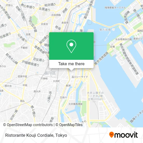 Ristorante Kouji Cordiale map