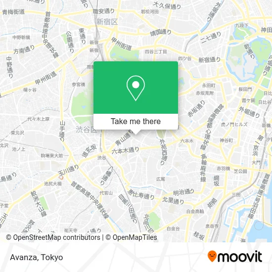 Avanza map