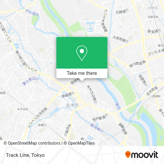 Track Line map