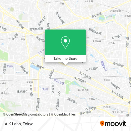 A.K Labo map