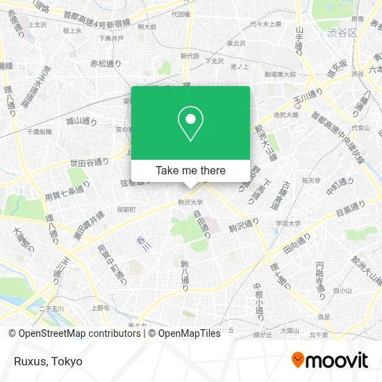 Ruxus map