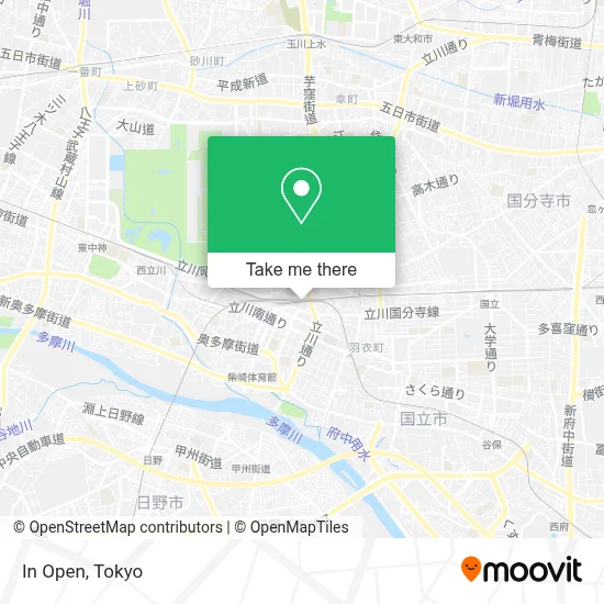 In Open map