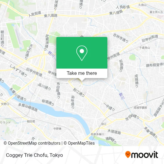 Coggey Trie Chofu map
