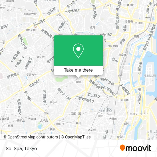 Sol Spa map