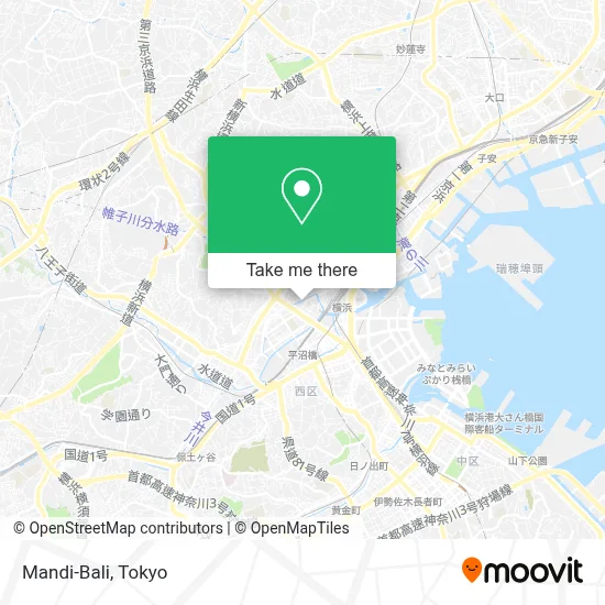 Mandi-Bali map