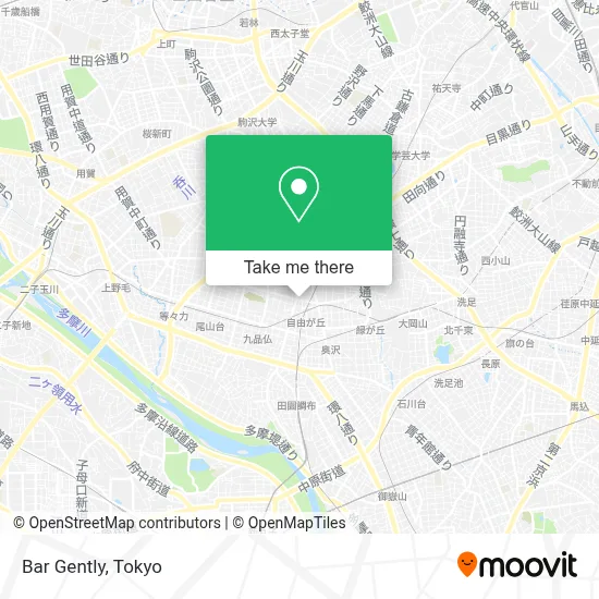 Bar Gently map