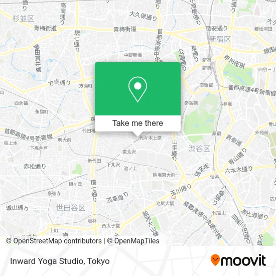 Inward Yoga Studio map