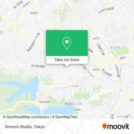 Simon's Studio map