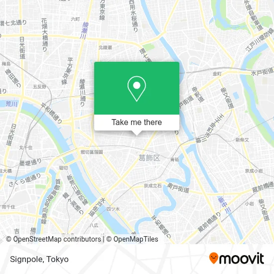Signpole map