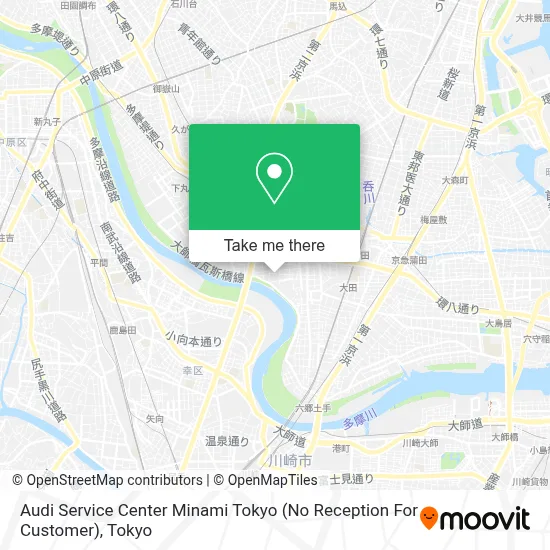 Audi Service Center Minami Tokyo  (No Reception For Customer) map