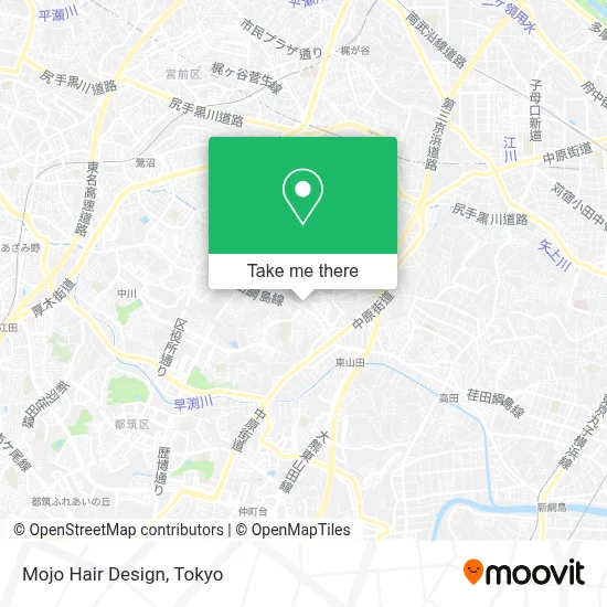 Mojo Hair Design map