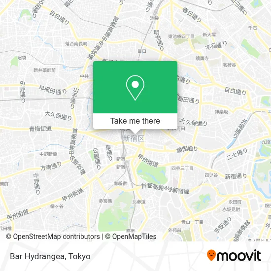 Bar Hydrangea map