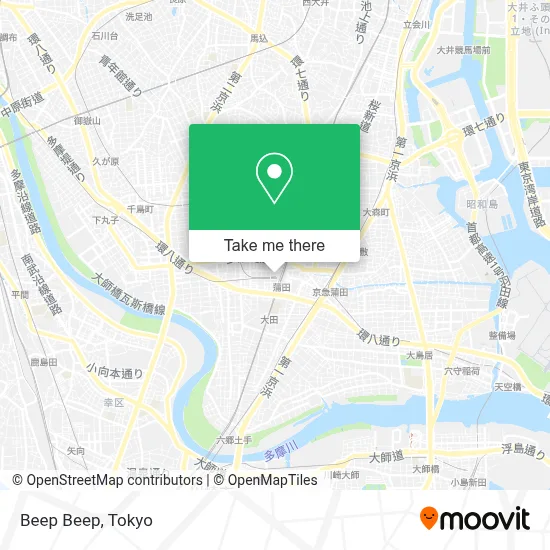 Beep Beep map