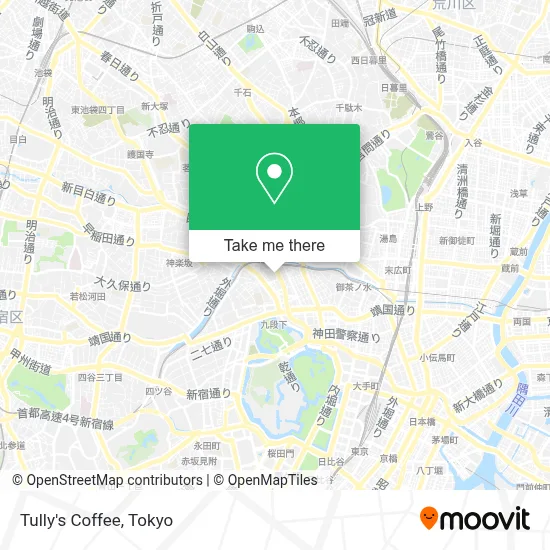 Tully's Coffee map