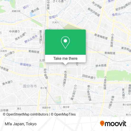 Mfa Japan map