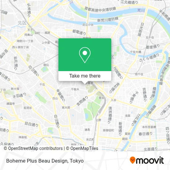 Boheme Plus Beau Design map