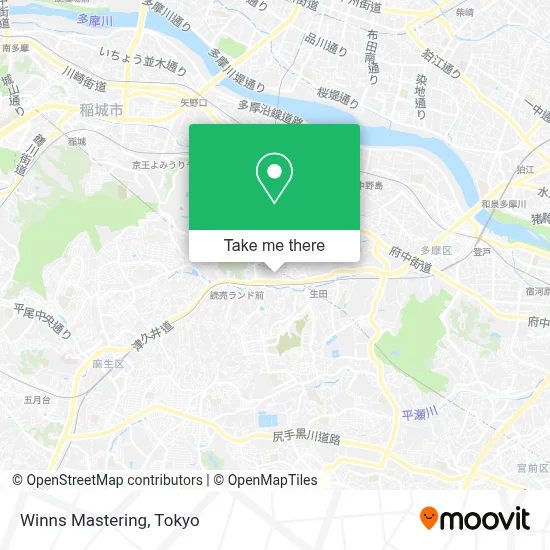 Winns Mastering map