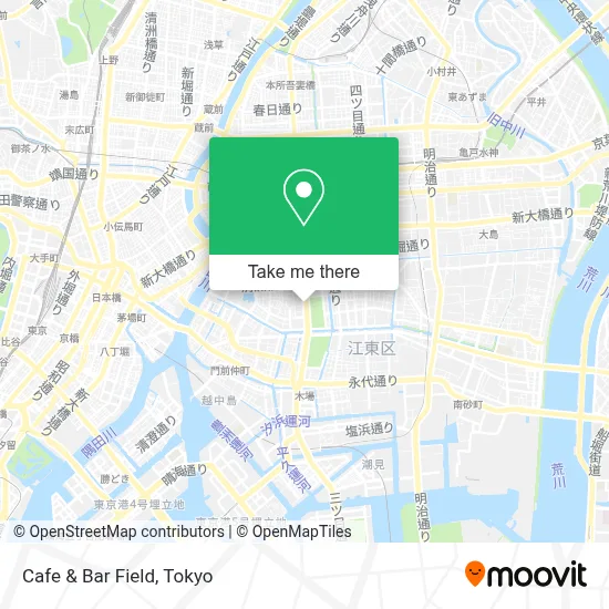 Cafe & Bar Field map