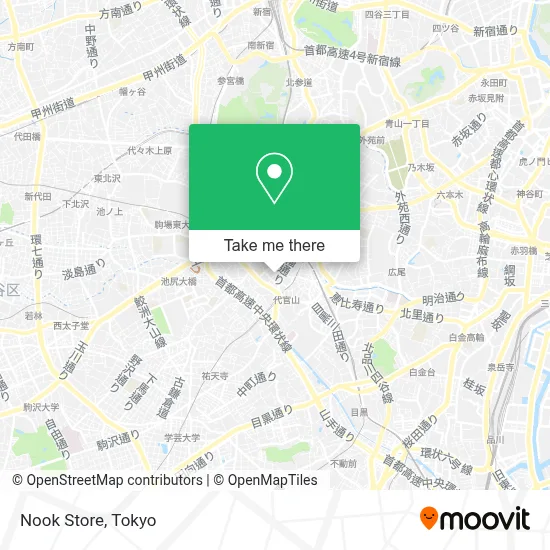 Nook Store map