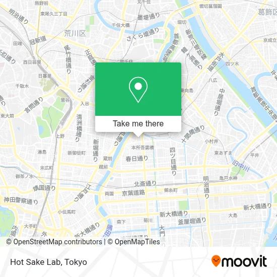 Hot Sake Lab map