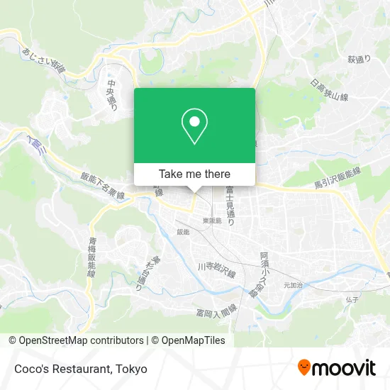 Coco's Restaurant map
