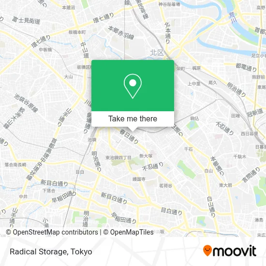 Radical Storage map