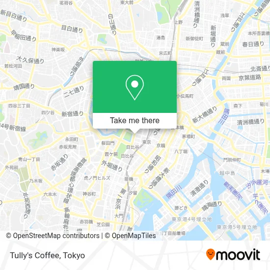 Tully's Coffee map
