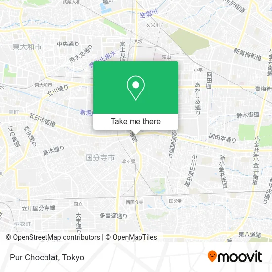 Pur Chocolat map