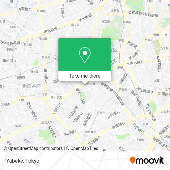 Yabeke map