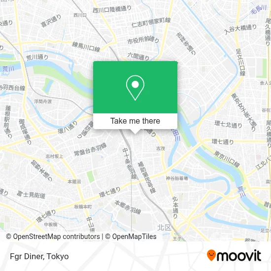 Fgr Diner map