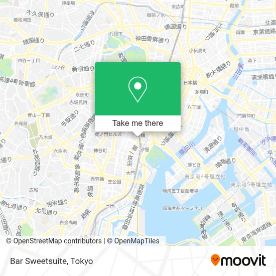 Bar Sweetsuite map