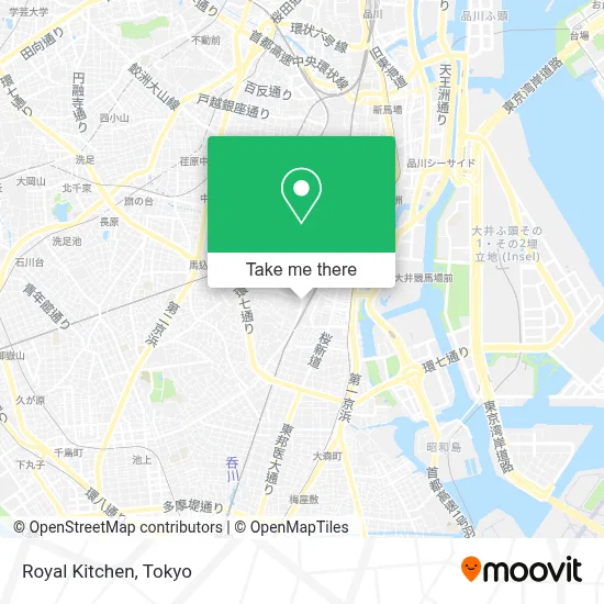 Royal Kitchen map