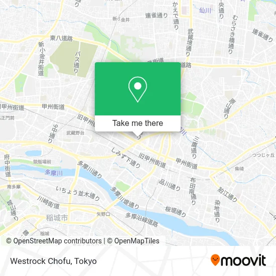 Westrock Chofu map