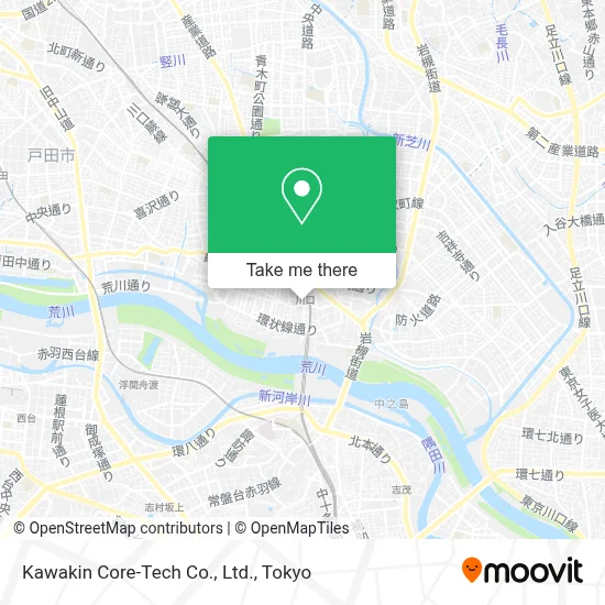 Kawakin Core-Tech Co., Ltd. map