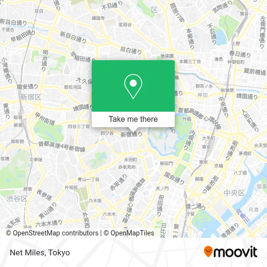 Net Miles map