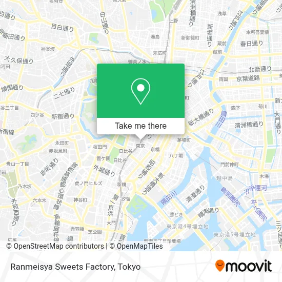 Ranmeisya Sweets Factory map