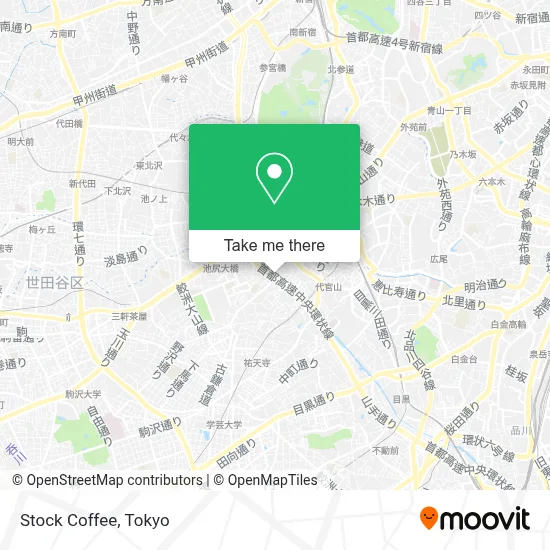 Stock Coffee map