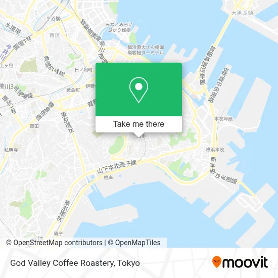 God Valley Coffee Roastery map