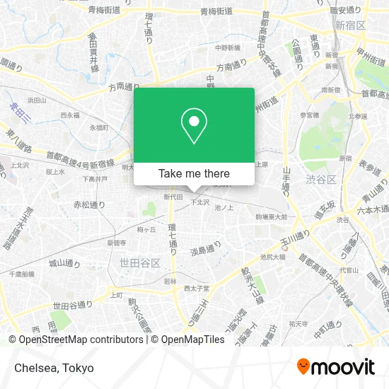 Chelsea map