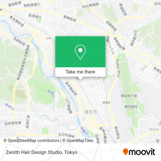 Zenith Hair Design Studio map