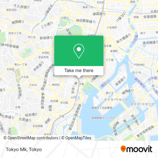 Tokyo Mk map