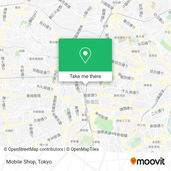 Mobile Shop map