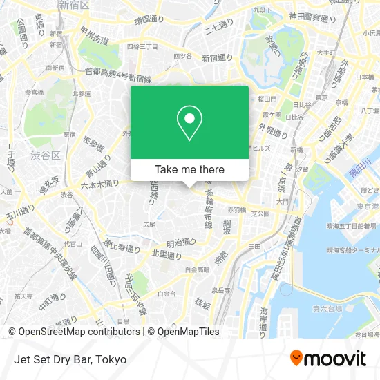 Jet Set Dry Bar map