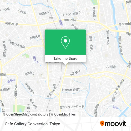 Cafe Gallery Conversion map
